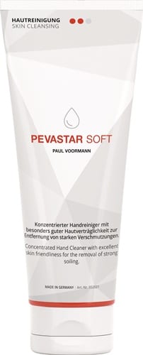 PAUL VOORMANN Handreinigung PEVASTAR SOFT 250ml silikon- u.lösemittelfrei Tube PAUL VOORMANN