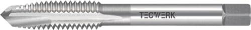 Einschnittgewindebohrer DIN 352 Form B HSS-Co ISO2 (6H) TECWERK