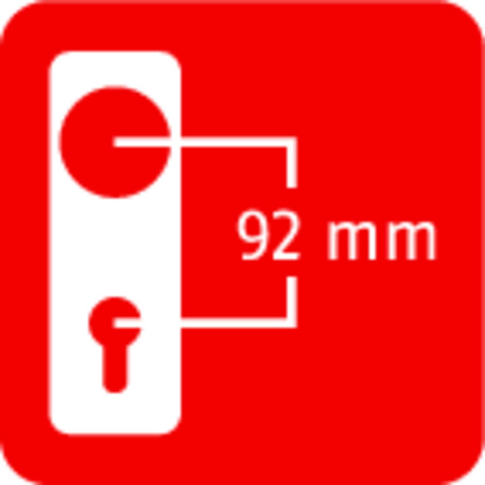 ABUS Schutz-Wechselgarnitur mit Langschild KLT512, eckig, Aluminium, 24789