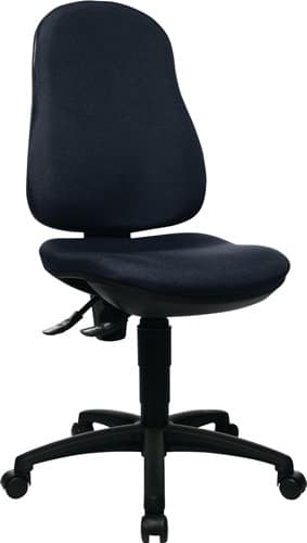 TOPSTAR Bürodrehstuhl m.Permanentkontakt schwarz 420-550mm Trgf.110kg TOPSTAR