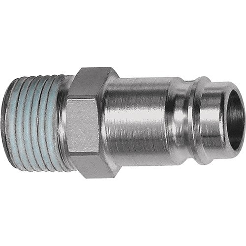 RIEGLER Stecknippel STA gehärtet/vern.Stecker DN 10 AG R 1/4 Zoll RIEGLER