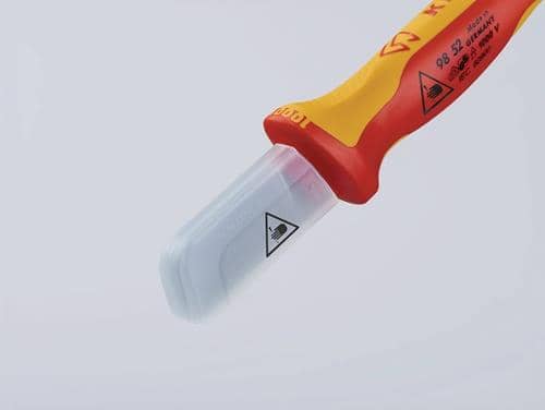 KNIPEX Kabelmesser L.190mm Klingen-L.50mm VDE67g Mehrkomponentengriff KNIPEX