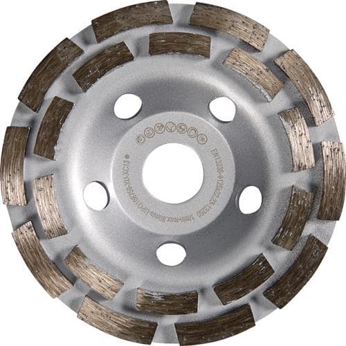 TECWERK Diamantschleiftopf Univ.125mm Beton/Putz/Estrich/Fliesenkleber 22,23mm D 426 TW