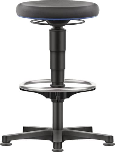BIMOS Drehhocker Bodengleiter u.Fußring Supertec schwarz
