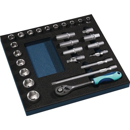 TECWERK Werkzeugmodul 27-tlg.2/3-Modul Steckschlü.TECWERK
