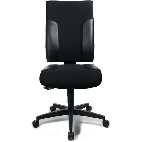 TOPSTAR Bürodrehstuhl m.Synchrontechnik schwarz/schwarz 420-540mm o.Armlehnen Trgf.110kg