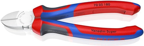 KNIPEX Seitenschneider L.180mm Kopf verchr.Comfort-Griff KNIPEX