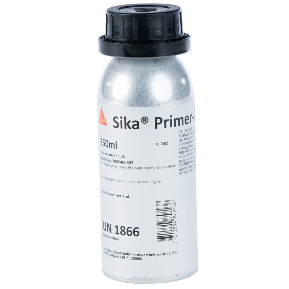 Sika Primer-207 – Schwarze Haftgrundierung, 250 ml, schwarz.