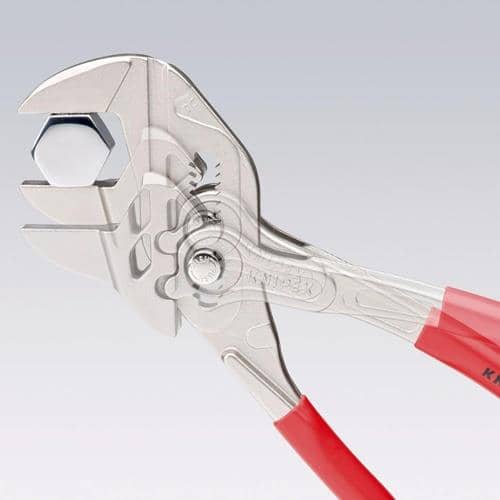 KNIPEX Zangenschlüssel L.150mm Spann-W.27mm verchr.Ku.-Überzug KNIPEX