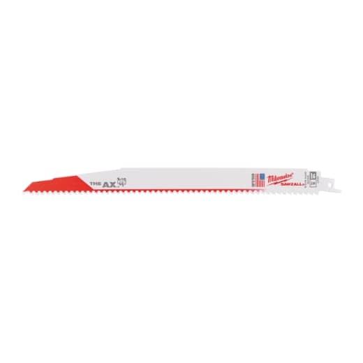 MILWAUKEE 300 x 5 mm (5 TPI) Säbelsägeblatt Demontage THE AX