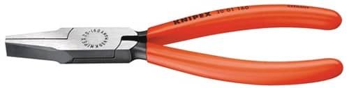Flachzange Kopf poliert schwarz atramentiert Kunststoffüberzug KNIPEX
