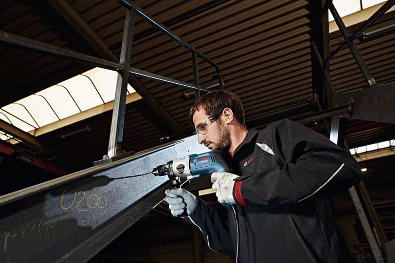 BOSCH Bohrmaschine GBM 13-2 RE, mit hochpräzisem Schnellspannbohrfutter 1,5 - 13 mm
