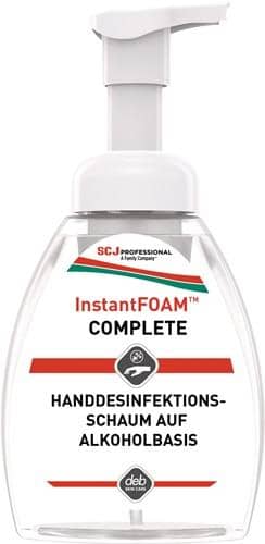 SC JOHNSON PROFESSIONAL Schaum-Handdesinfektionsmittel InstantFOAM® Complete 250ml Flasche