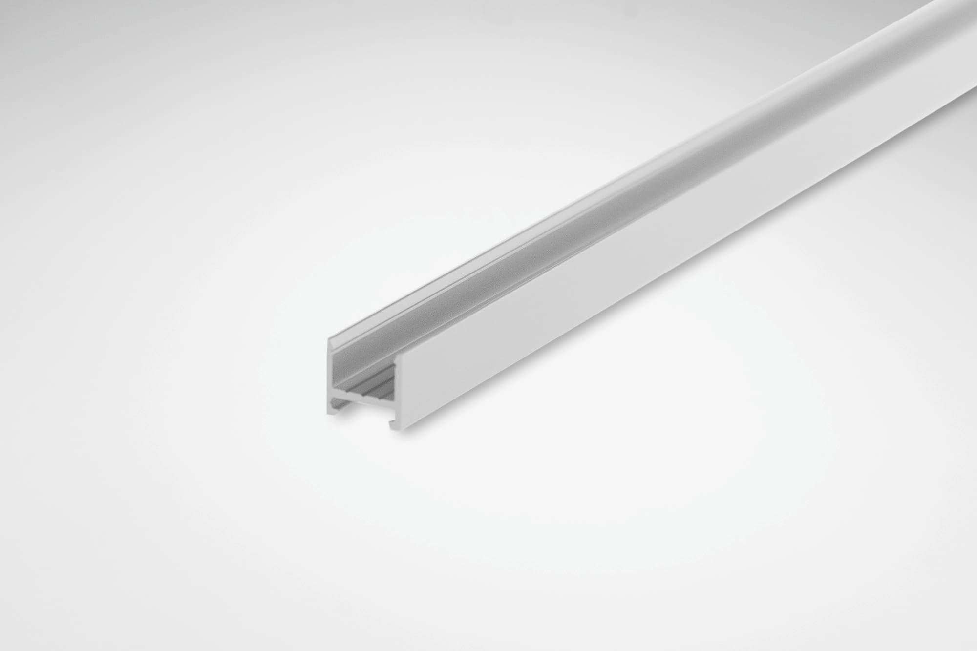 L&S Leuchtenprofil Porto 1/2 Mini, 12x11mm Aufbau/Einbau, Alu alufarbig, 3000mm