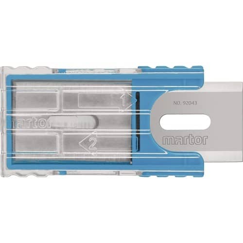 MARTOR Industrieklinge Nr.92043 L.26mm B.18,5mm S.0,4mm 10St./Spender MARTOR