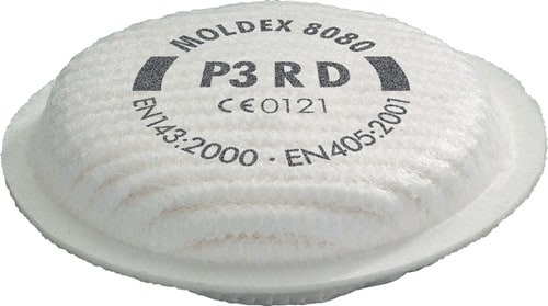 MOLDEX Partikelfilter 808001 EN 143:2021 P3 f.Ser.8000 MOLDEX