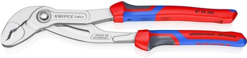 KNIPEX Wasserpumpenzange Cobra® L.300mm Spann-W.60mm verchr.Comfort-Griff KNIPEX