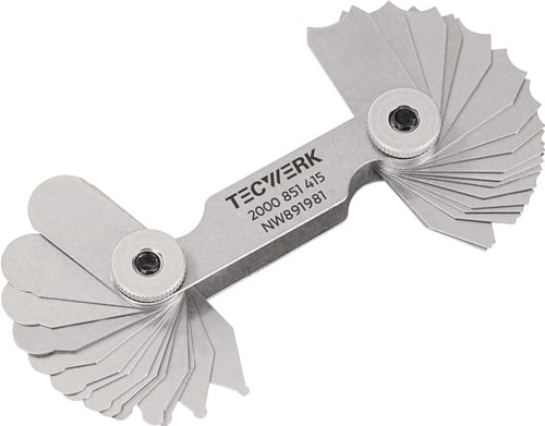TECWERK Radienschablone 7,5-15mm Bl.16 St.TECWERK