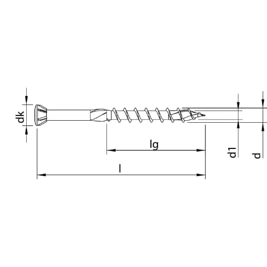 HECO TOPIX-plus 3,5 x 30, Glasleistenschraube, Linsensenkkopf mit Fräsrippen, T-Drive, Teilgewinde, verzinkt blau, A3K
