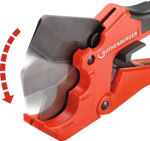 ROTHENBERGER Kunststoffschere ROCUT® 42 TWIN CUT 0-42mm PE/MSR/PEX/PB/PVC/PPR ROTHENBERGER