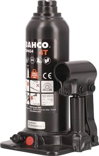 BAHCO Flaschenwagenheber Trgf.4 t Hub 373mm Bau-H.193mm BAHCO