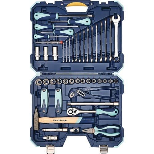 TECWERK Werkzeugkoffer 47-tlg.im Ku.-Koffer 4-24mm TECWERK