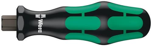 WERA Handgriff 80 Vario f.Vario- u.Adapterklingen f.6-KT.Klingen 6mm WERA