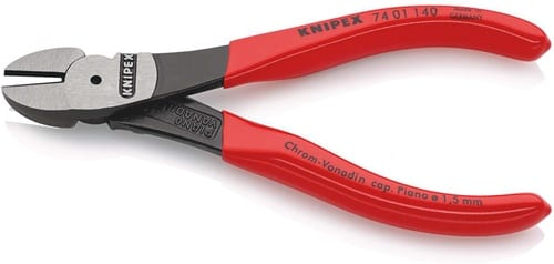 KNIPEX Kraftseitenschneider L.140mm pol.Form 0 Ku.-Überzug KNIPEX