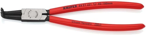 KNIPEX Sicherungsringzange J 31 f.Bohrungen D.40-100mm pol.KNIPEX
