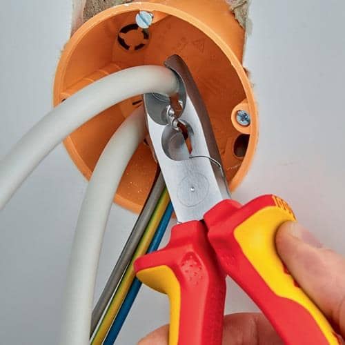 KNIPEX Abmantelungszange L.165mm verchr.Mehrkomp.-Hüllen KNIPEX