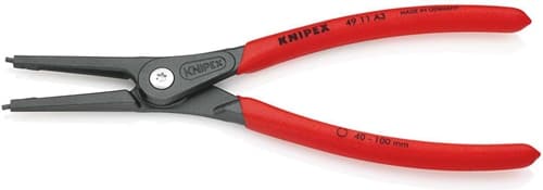 KNIPEX Präzisionssicherungsringzange A 3 f.Wellen D.40-100mm L.225mm KNIPEX