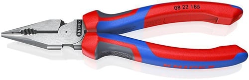 KNIPEX Spitzkombizange L.185mm pol.Comfort-Griff schwarz atram.KNIPEX