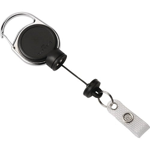 DURABLE Ausweishalter ext.Stark-mit Druckknopfschlaufe Band-L.600mm schwarz DURABLE