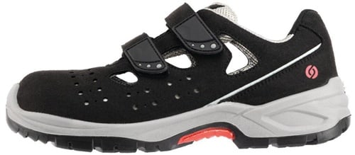 BAAK Sicherheitssandale Hardy Gr.39 N schwarz/grau Mikrofaser S1P SRC ESD EN20345