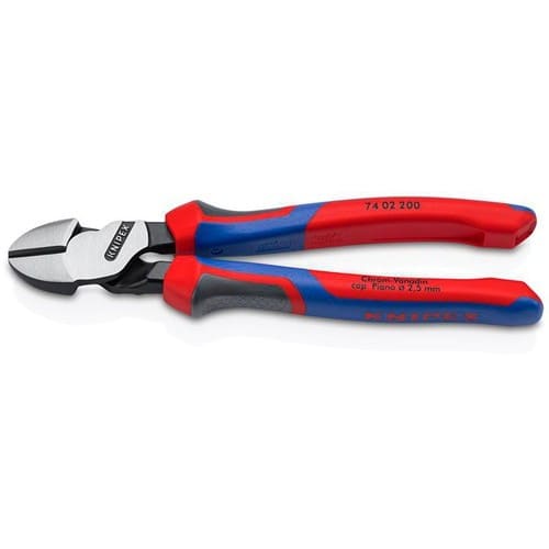 KNIPEX Kraftseitenschneider L.200mm pol.Form 0 Comfort-Griff KNIPEX
