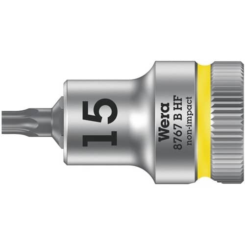 WERA Schraubendrehereinsatz 8767 B HF Torx 3/8 Zoll TORX® TX 15 L.35mm WERA