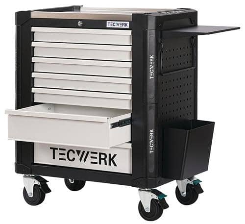 TECWERK Wkz.wagen PROFI 2.0 B845xT515xH1015mm 650kg 7 Schubl.Stahlbl.TECWERK