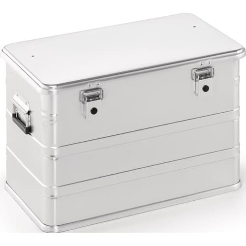 Nordwest Aluminiumbox L582xB385xH397mm 76l m.Klapphebelverschlüssen m.Bohrungen
