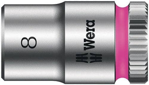 WERA Steckschlüsseleinsatz 8790 HMA Außen-6-kant SW8mm L.23mm Vierkant1/4Zoll CV Wera