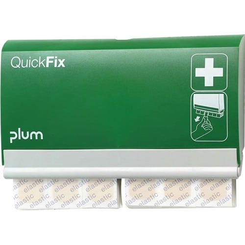 PLUM Pflasterspender QuickFix Elastic B230xH135xT32ca.mm grün PLUM