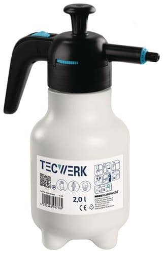 TECWERK Drucksprüher 2l FPM Dichtung,Kunststoff-Düse TECWERK