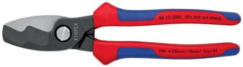 KNIPEX Kabelschere L.200mm Comfort-Griff KNIPEX