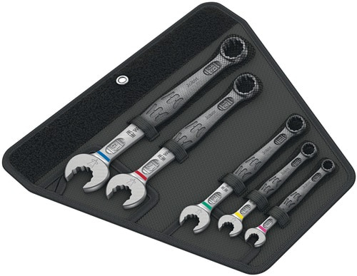 WERA Ringmaulschlüssel-Satz 6003 Joker 5-tlg.SW 8-19mm Form A leg.WS WERA