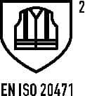 ASATEX Warnweste Gr.univ.gelb m.Schulterreflexstreifen EN 20471 Kl.2 ASATEX
