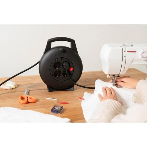 BRENNENSTUHL Kabelbox Vario Line VL2-X 4fach Kabel-L.10m schwarz Ku. IP20 BRENNENSTUHL