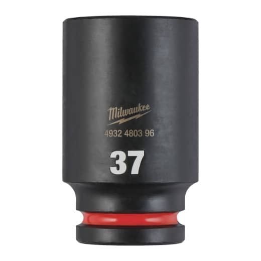 MILWAUKEE 37 x 90 mm SHOCKWAVE Schlagnuss 3/4" lang
