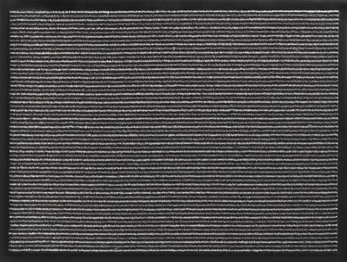 Fußmatte gestreift anthrazit PP L400xB600xS5mm