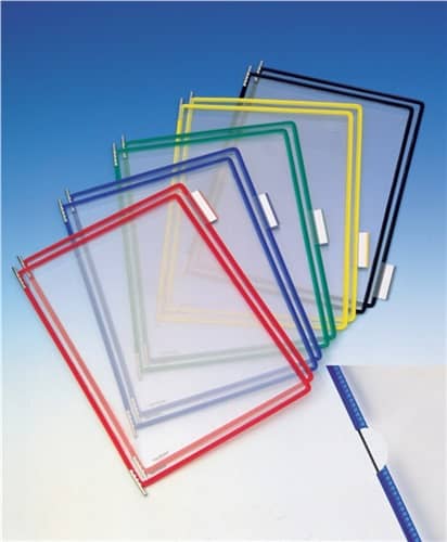 Sichttafel PVC mit Drahtrahmen kunststoffummantelt reflexionsfrei 10St./Btl. TARIFOLD