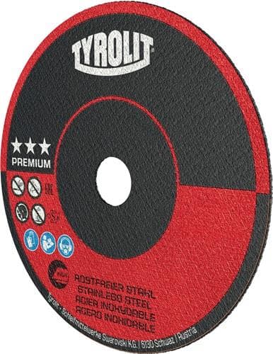 Trennscheibe PREMIUM D.50mm Scheibenstärke 1mm ger.Bohr.10mm TYROLIT