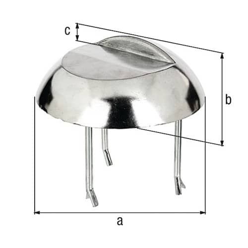GAH Auflaufstütze Alu-Guss anschr.Betonanker 65mm GAH